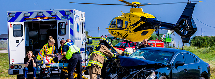 Emergency medical services ground and air transportation