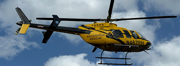 Enterprise helicopter medical transport
