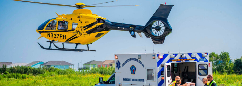 PHI Helicopters and Blood Donations