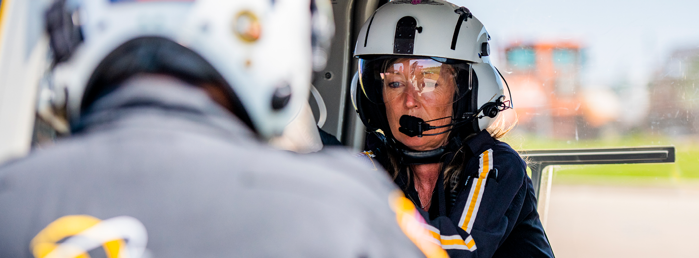 Professional Medical Staff with medevac PHI Cares