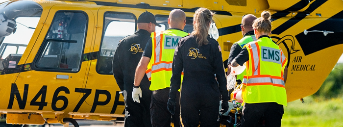 Air Ambulance with PHI Cares in the Summer